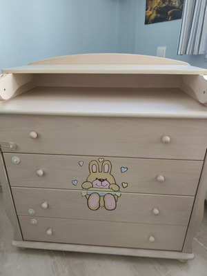Pierro Changing Dresser and Hanging Bookshelf like new