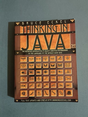 Thinking in Java Bruce Eckel βιβλίο σαν καινούργιο, αγγλική γλώσσα
