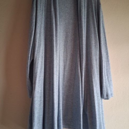 Caledtino long cardigan like new, turquoise, XXL