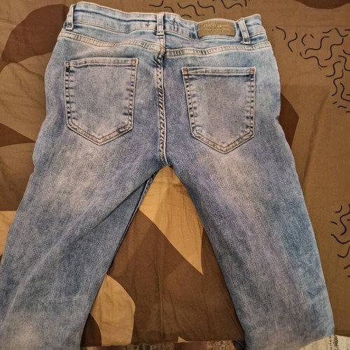 Dilvin blue skinny mid rise jeans new, size M, blue