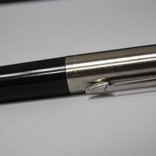 Parker Ballpoint Pen Black & Chrome CT, made in France