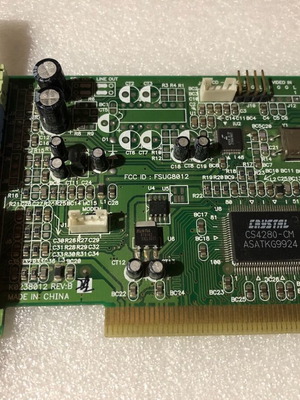 Genius Sound Maker 32 SoundCard PCI used, unknown working condition