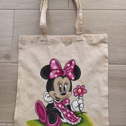 Minnie fabric bag handmade, new