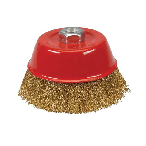 Brass Cup Wire Brush M14 New