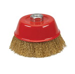 Brass Cup Wire Brush M14 New