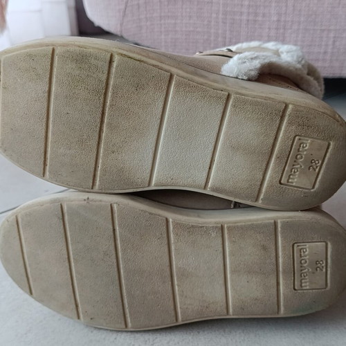 Mayoral beige ankle boots size 28 used