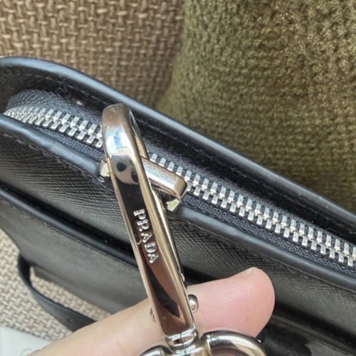 Prada Leather Briefcase black like new