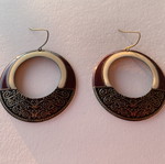 Earrings new brown