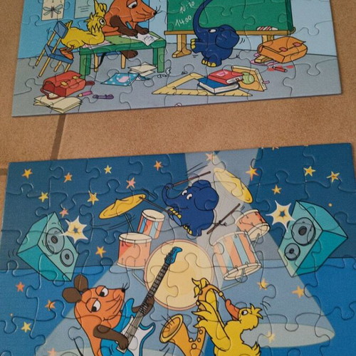Die Maus 4-in-1 children's puzzle by Schmidt Spiele