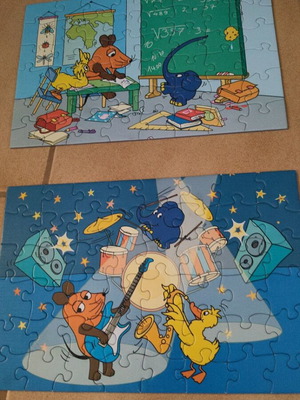 Die Maus 4-in-1 children's puzzle by Schmidt Spiele