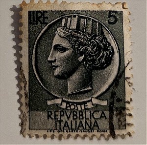 1956 - Ιταλικό γραμματόσημο