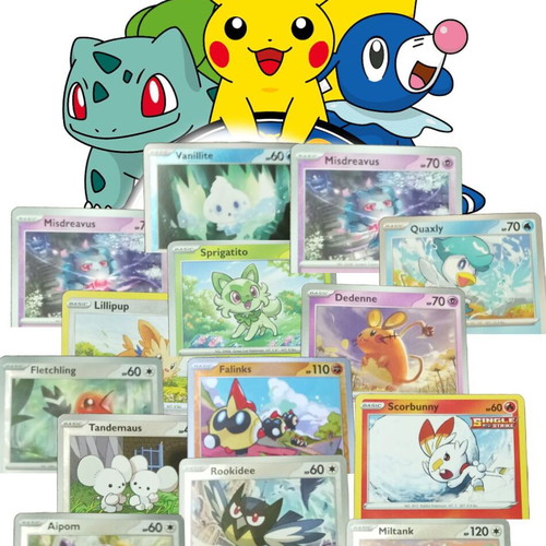 Pokemon cards καινούργιες, πακέτο 90, holographic και κάρτες δύναμης