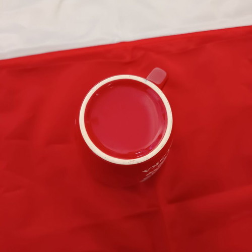 Poland memorabilia set, flag and mug new