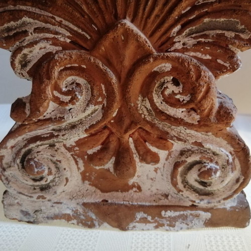 Akrokeramo used, rare 1920s decorative architectural ornament