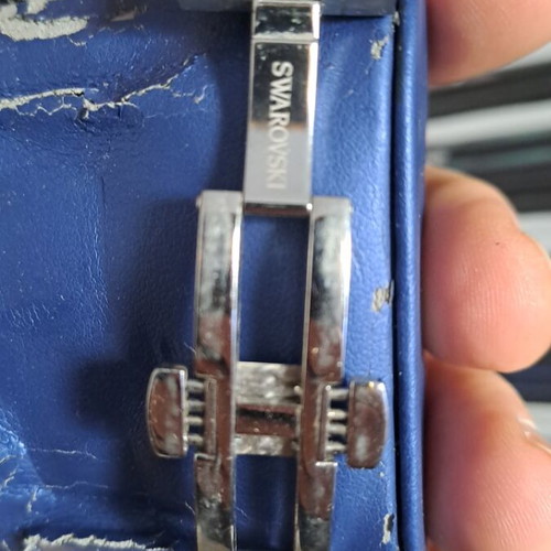 Ρολόι Swarovski μεταχειρισμένο, ασημί, σε άριστη κατάσταση