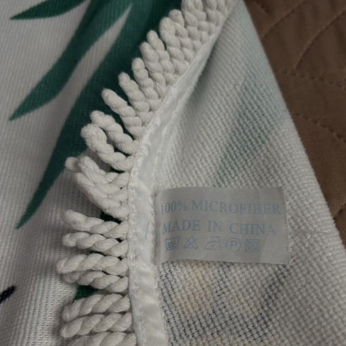 Microfiber beach towel 1.50 m diameter like new