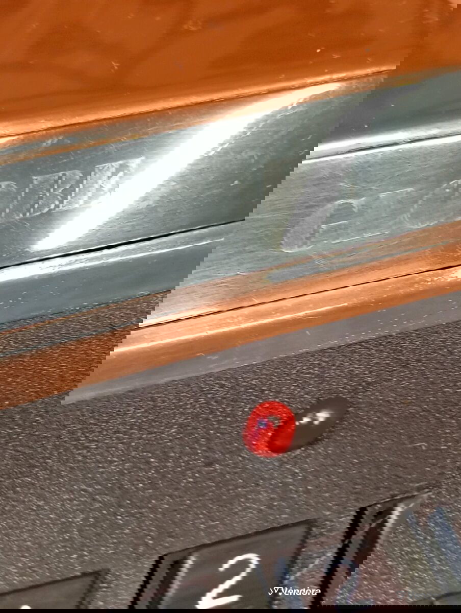 Τηλεφωνική συσκευή vintage καφέ μεταχειρισμένη ενσύρματη