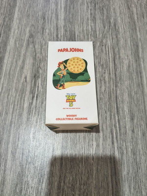 Papa Johns Disney Toy Story 5 Woody collectible figurine new