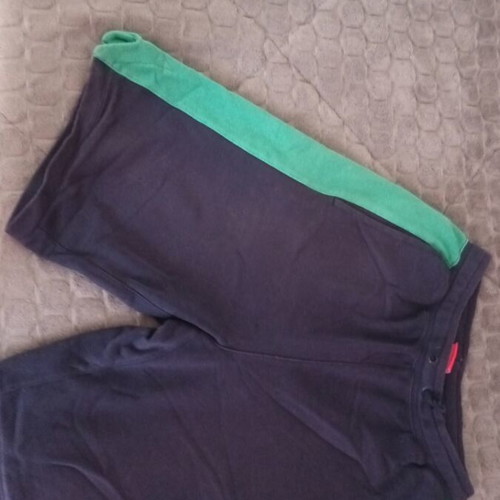 Nike kids' shorts used, blue and green, XL 13-15 years