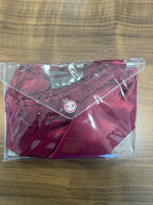 PCP satin shorts in burgundy color like new, size M