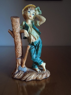 Decorative boy figurine, 22 cm