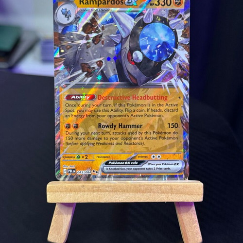 Pokemon TCG Mega Evolution Pitch Black Rampardos EX card new