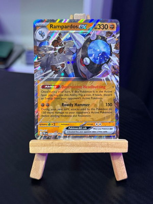 Pokemon TCG Mega Evolution Pitch Black Rampardos EX card new