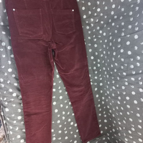 Sarah Lawrence corduroy pants used, burgundy, size S
