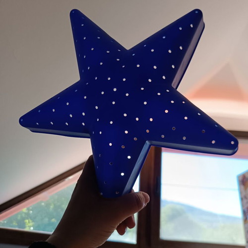 Star wall light used, children's