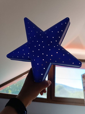 Star wall light used, children's