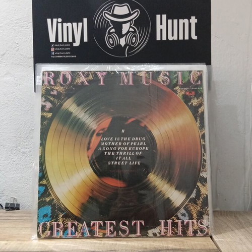 Roxy Music Greatest Hits vinyl record used, rock