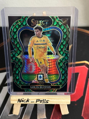 2025-26 Panini Select Serie A Louis Buffon Rookie Card Jade Dragon Scale καινούργιο