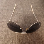 Dolce & Gabbana DG 2075 Aviator sunglasses like new, white