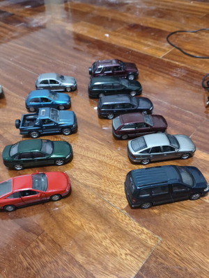 Opel model cars used, collection of 11 in 1:43 scale