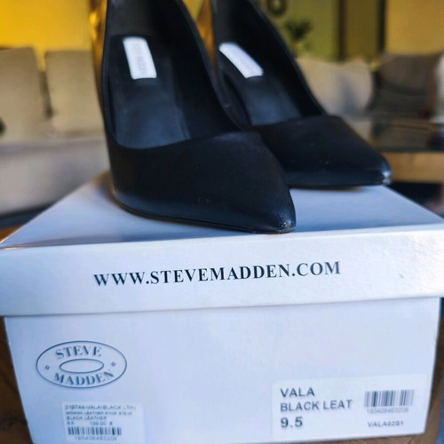 Steve Madden black heels size 41 like new