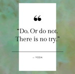 Star Wars quote poster