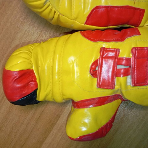 Little Champion vintage boxing gloves used