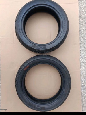 Motorcycle tires like new, front 110/80/14 59S and rear 130/70/13 63P