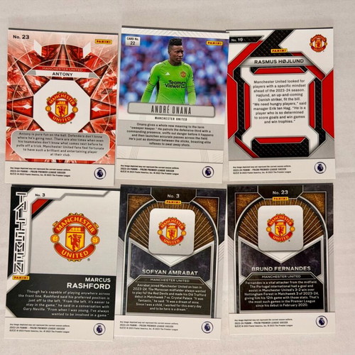 Manchester United Insert Lot new, 6 base cards