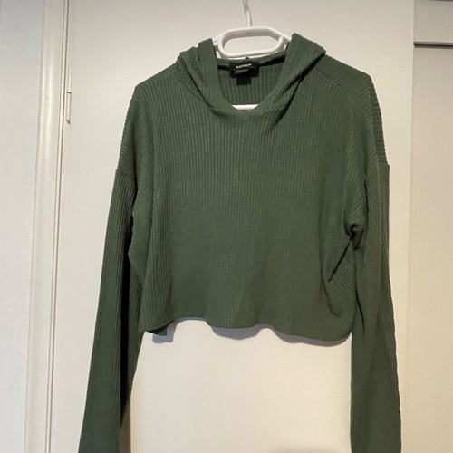 Pull & Bear green hoodie sweatshirt like new, size S