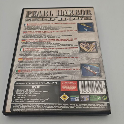 Pearl Harbor Zero Hour PC like new