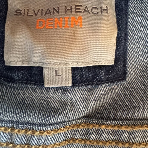 Silvian Heach Denim Jacket like new, blue, size L
