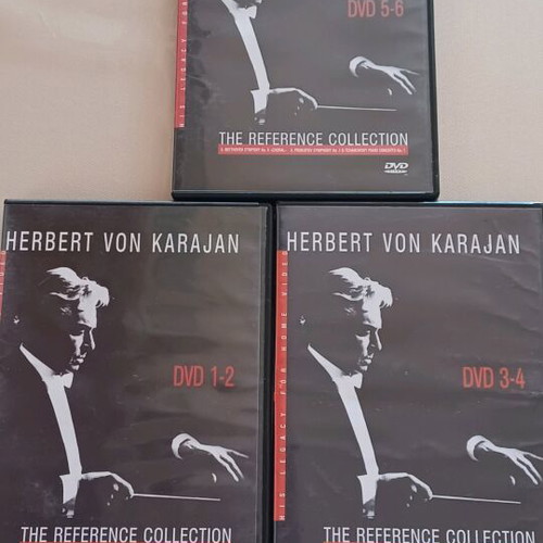 Herbert von Karajan The Reference Collection DVD set of 6 like new