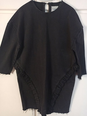 Denim dress Silvian Heach gray XS new with 3/4 sleeve