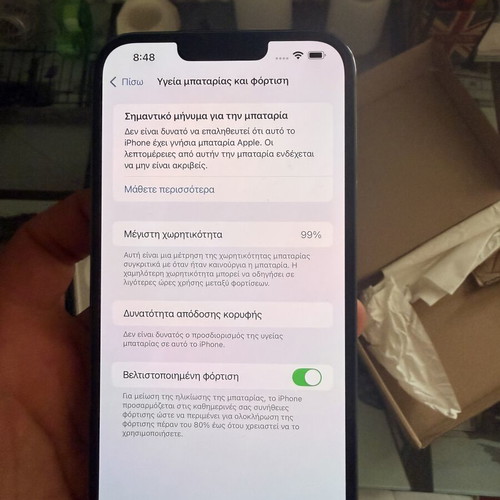 iPhone 13 Pro Max 128GB with cracked back glass