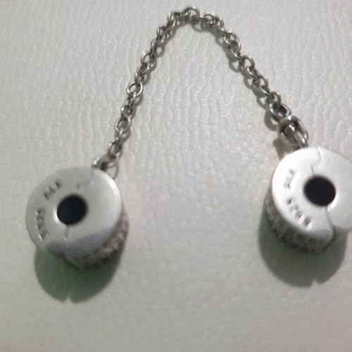 Pandora charm s925 Ale safety chain, silver