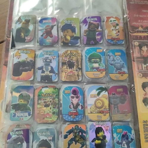 Brawl Stars Ninja Album with 263 Metal Tags like New
