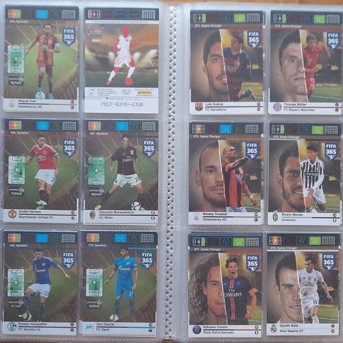 FIFA 365 2015-2016 Adrenalyn XL album with cards like new