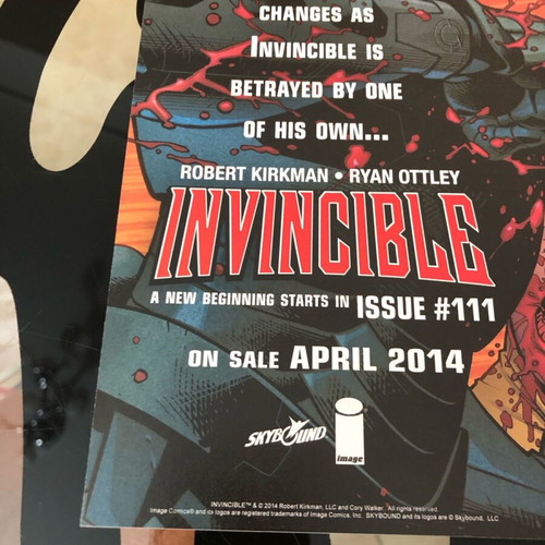 Invincible 109 new comic from Image Comics