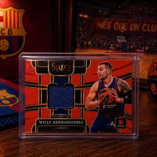 Willy Hernangómez Panini Select EuroLeague 2025-26 Threads Prizm card 06/75